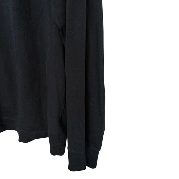 Nike Men's Sportswear Worldwide Long Sleeve Black Tee - Size Large - Picture 9 of 11